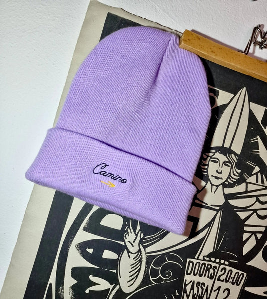 Camino Beanie in der Farbe Lavendel
