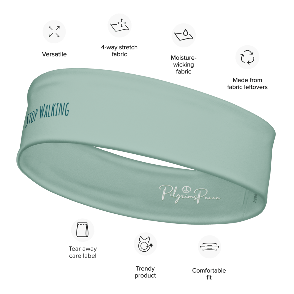 'Never Stop Walking' Stirnband - Pilgrims Peace