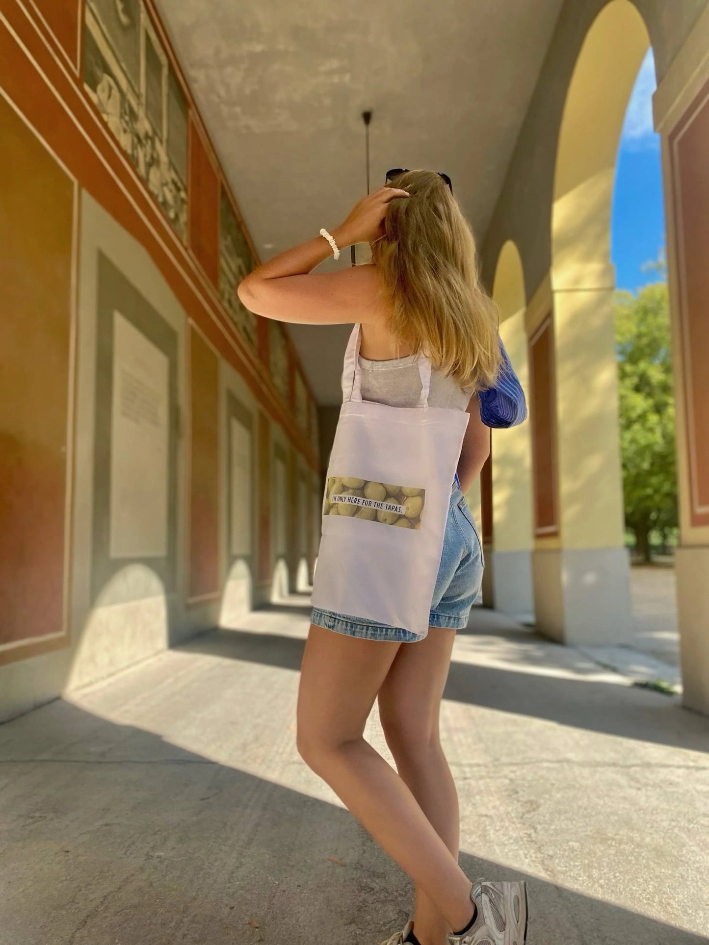 Jutebeutel mit Tapas-Spruch - Pilgrims Peace