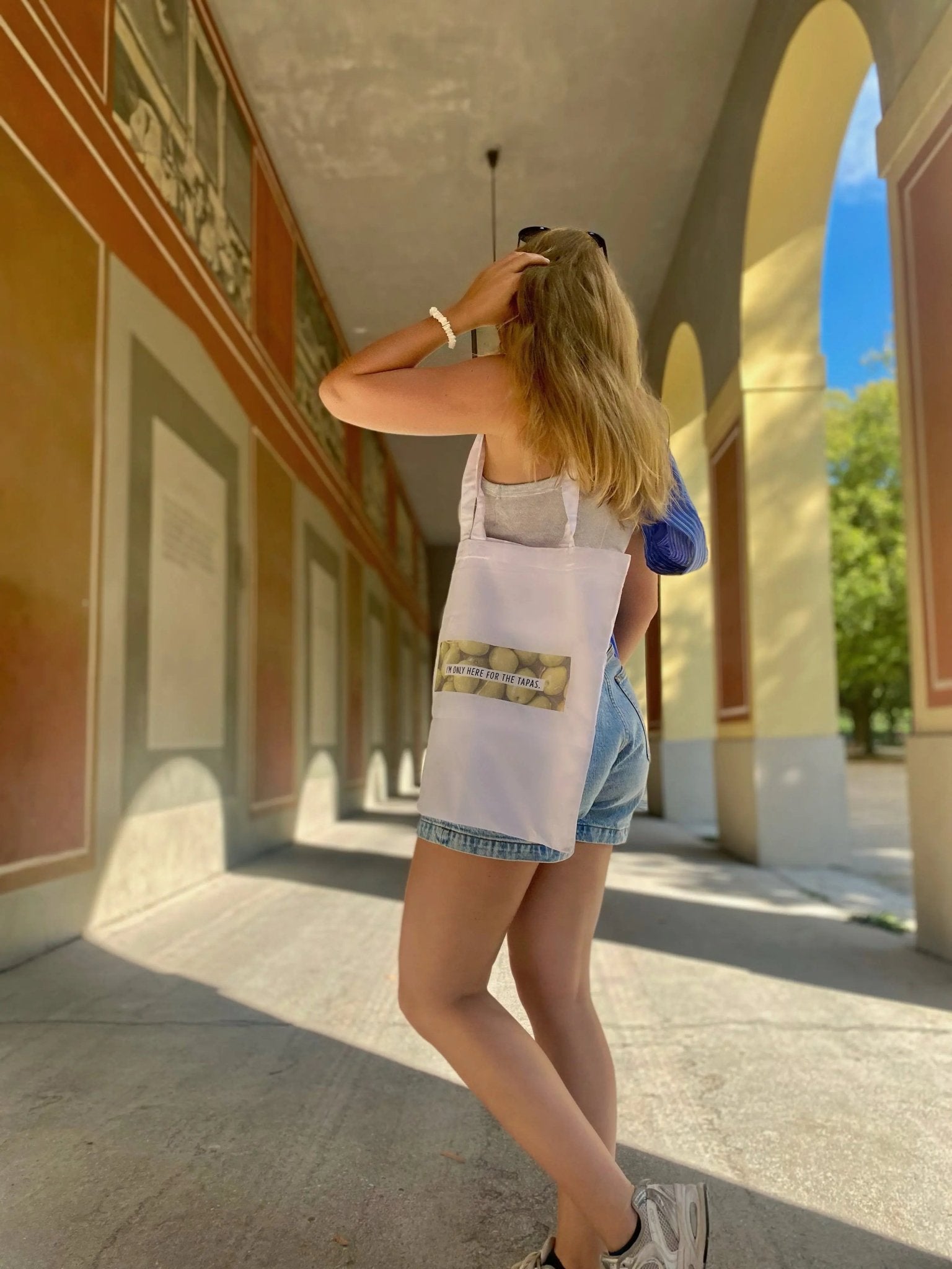 Jutebeutel mit Tapas-Spruch - Pilgrims Peace