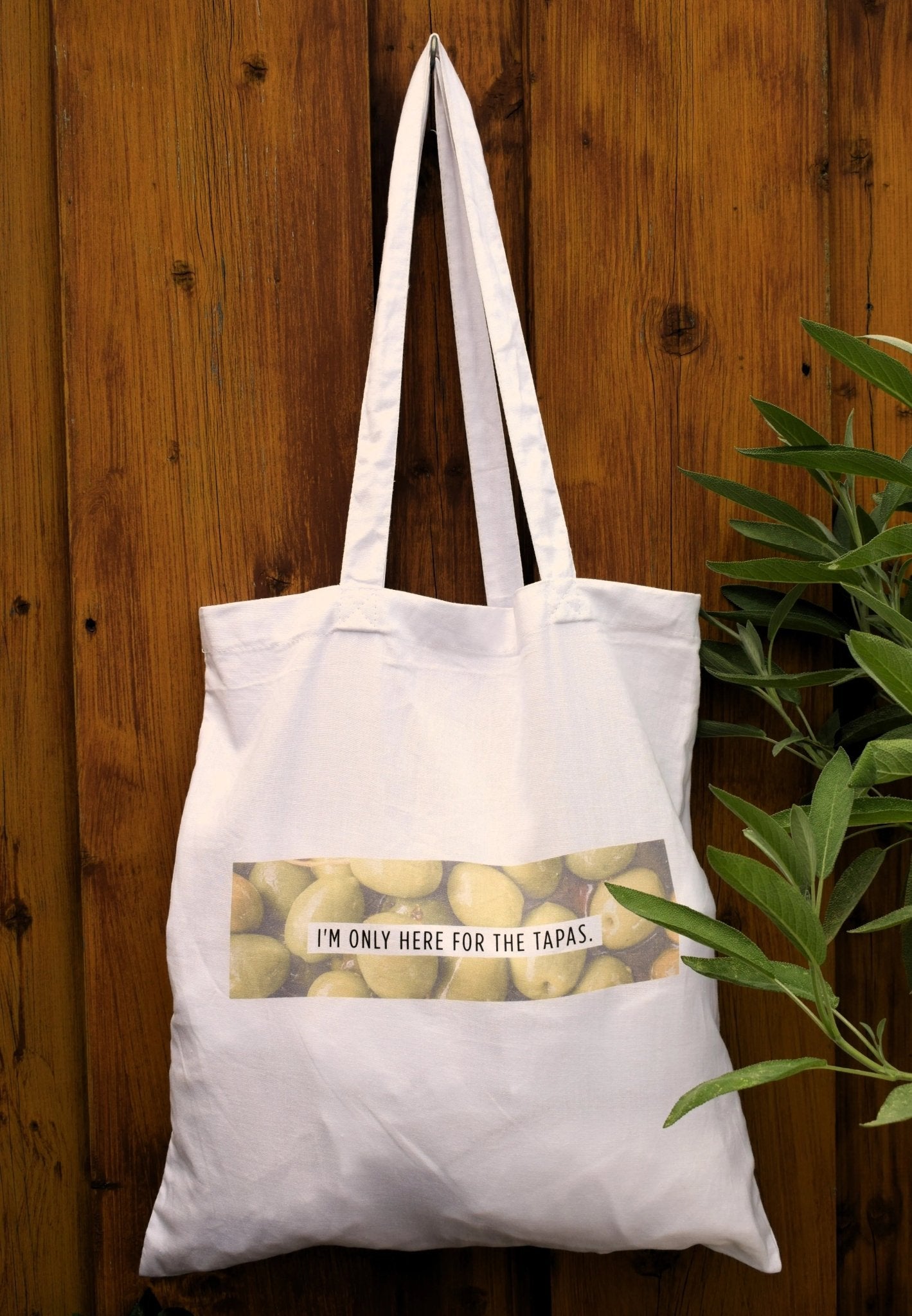 Jutebeutel mit Tapas-Spruch - Pilgrims Peace