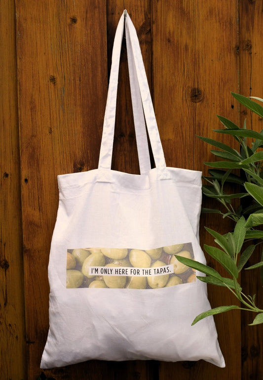 Jutebeutel mit Tapas-Spruch - Pilgrims Peace